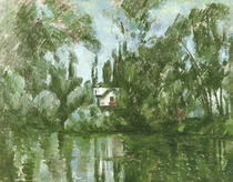 House on the Banks of the Marne by Paul Cezanne