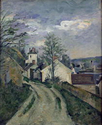 The House of Doctor Gachet at Auvers by Paul Cezanne