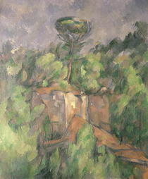 Der Steinbruch von Bibemus von Paul Cezanne