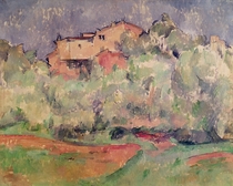 Das Haus bei Bellevue von Paul Cezanne