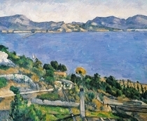L'Estaque, View of the Bay of Marseilles by Paul Cezanne
