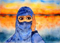 Junge Beduinenfrau  by Ulrike Kröll