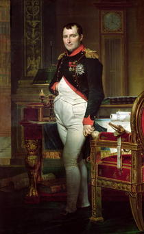 Napoleon in seinem Arbeitszimmer von Jacques Louis David