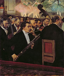 Das Opernorchester von Edgar Degas