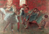 Tänzerinnen beim Vorspiel von Edgar Degas