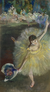 Ende einer Arabeske von Edgar Degas