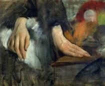 Handstudie von Edgar Degas