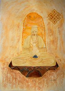 Meditierender Buddha by Ulrike Kröll