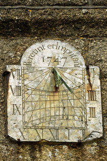 Vertical Sundial, St Buryan Parish Church von Rod Johnson