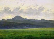 Mountainous landscape by Caspar David Friedrich