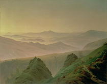 'Morgen im Gebirge' by Caspar David Friedrich