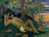 Te Arii Vahine (The King`s Wife) by Paul Gauguin