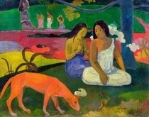 Der rote Hund von Paul Gauguin