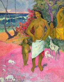 A Walk by the Sea by Paul Gauguin