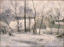 Winterlandschaft von Paul Gauguin