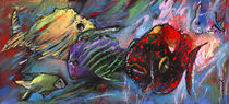 Rainbow Fishes von Miki de Goodaboom