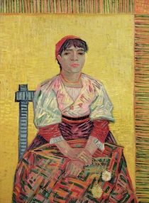 The Italian: Agostina Segatori by Vincent Van Gogh