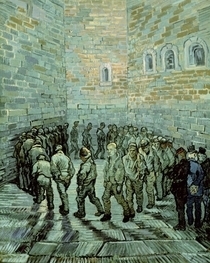 The Exercise Yard, or The Convict Prison by Vincent Van Gogh