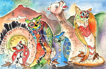 Owls and Camels von Miki de Goodaboom