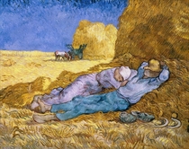Noon, or The Siesta, after Millet by Vincent Van Gogh