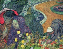 Ladies of Arles (Memories of the Garden at Etten) by Vincent Van Gogh