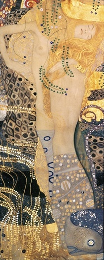 Wasserschlangen von Gustav Klimt