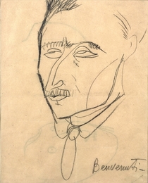 Aristide Sommati by Amedeo Modigliani