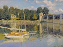 Brücke bei Argenteuil von Claude Monet