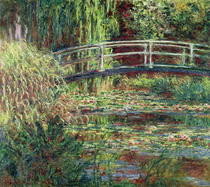 Waterlily Pond: Pink Harmony by Claude Monet