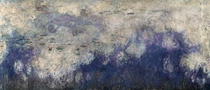 The Waterlilies - The Clouds (central section) by Claude Monet