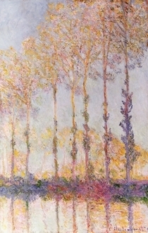 Pappeln an der Epte von Claude Monet