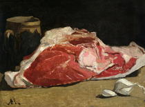 Still Life, the Joint of Meat by Claude Monet