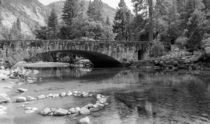 Clark Bridge In Yosemite Valley by John Bailey