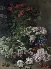 Frühlingsblumen von Claude Monet
