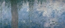 Waterlilies: Morning with Weeping Willows by Claude Monet