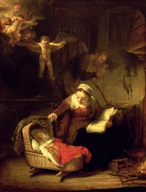 Die heilige Familie von Rembrandt Harmenszoon van Rijn
