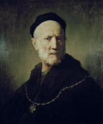 Portrait von Rembrandts Vater von Rembrandt Harmenszoon van Rijn