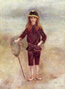 The Little Fisherwoman (Marthe Berard) by Pierre-Auguste Renoir