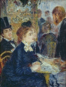 At the Cafe by Pierre-Auguste Renoir