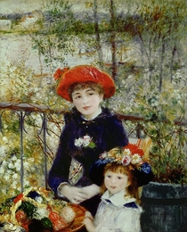 Two Sisters, or On The Terrace by Pierre-Auguste Renoir
