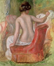 Nude in an Armchair by Pierre-Auguste Renoir