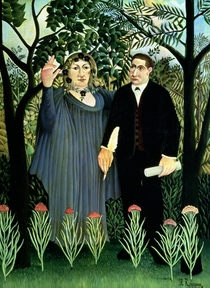The Muse Inspiring the Poet by Henri J.F. Rousseau