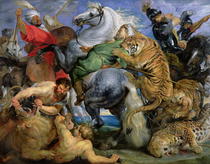 Die Tigerjagd von Peter Paul Rubens