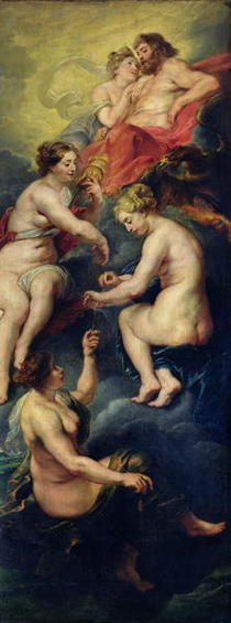 Medici Zyklus: Die Parzen weben das Schicksal der Maria de Medic von Peter Paul Rubens