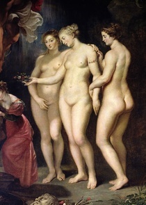 Medici Zyklus: Die Erziehung der Maria de Medici, Detail von Peter Paul Rubens