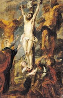 Jesus Christus zwischen zwei Dieben von Peter Paul Rubens