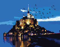 Mont Saint-Michel France by Cindy Shim