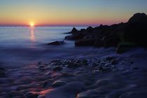 Calm sea at sunset by Giorgio  Perich
