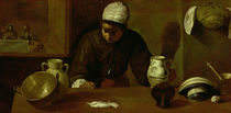 Kitchen Maid with the Supper at Emmaus by Diego Rodriguez de Silva y Velazquez
