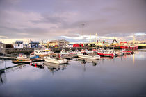 The harbour at Reykjavik by Rob Hawkins